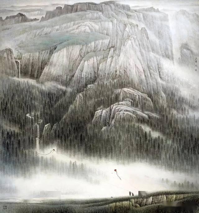 路天运的山水画