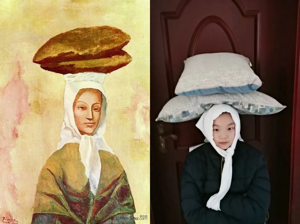 宅家大咖秀萌娃和世界名画的化学反应