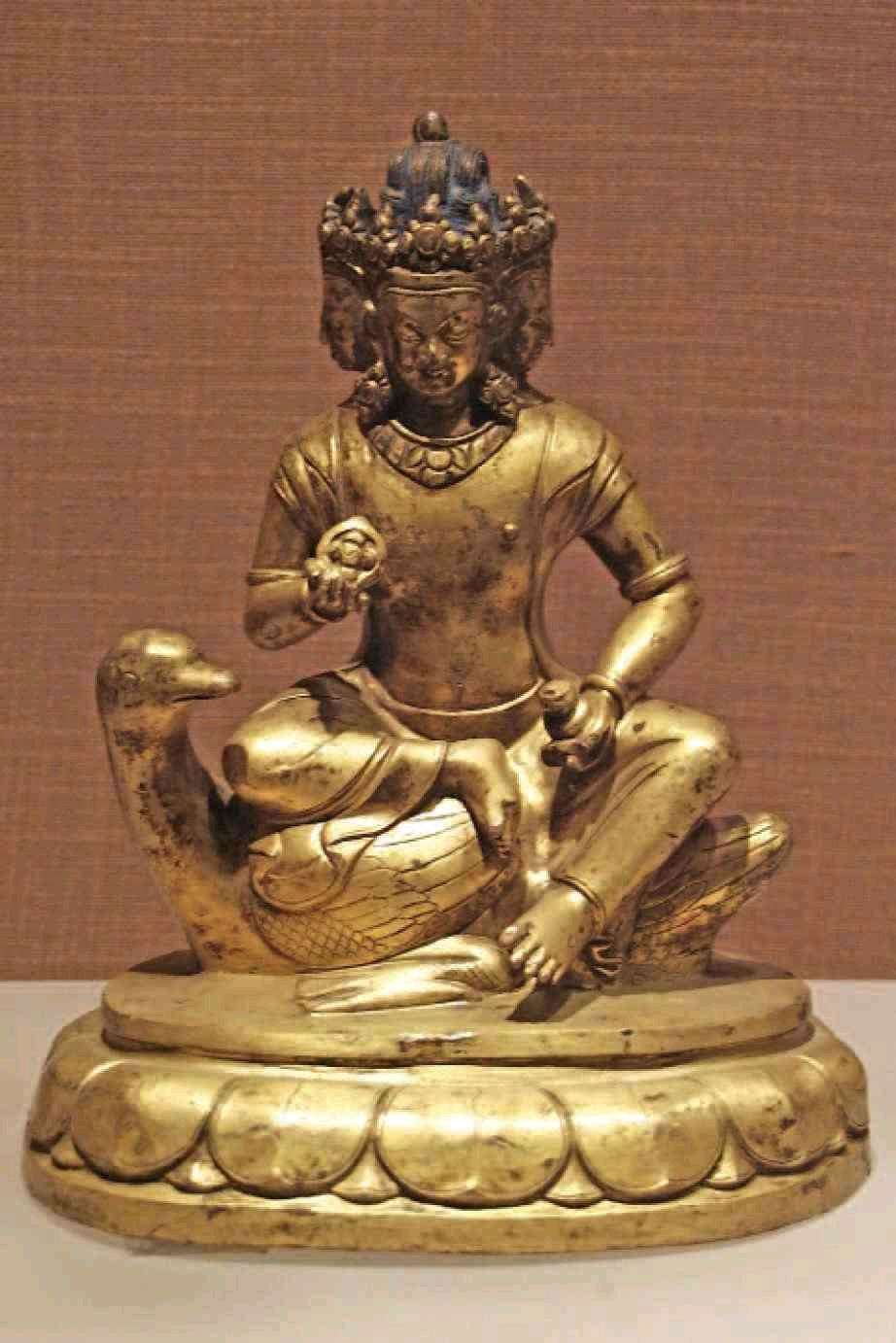 主神之中的宇宙创造之神,被佛教吸收为护法神之后,成为色界初禅天之主