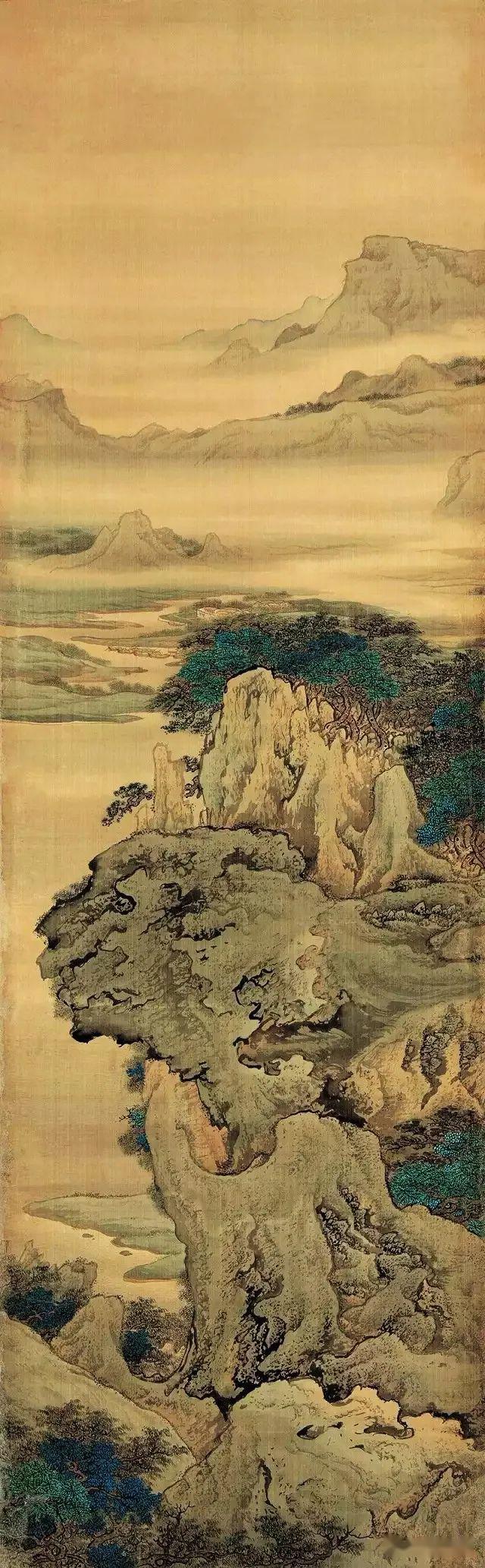 巨幅国画《阿房宫》,气势恢弘,华贵绮丽!