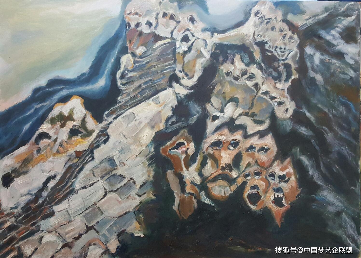 白马非马上德不德中国梦最具正能量文艺工作者李淑珍油画赏析