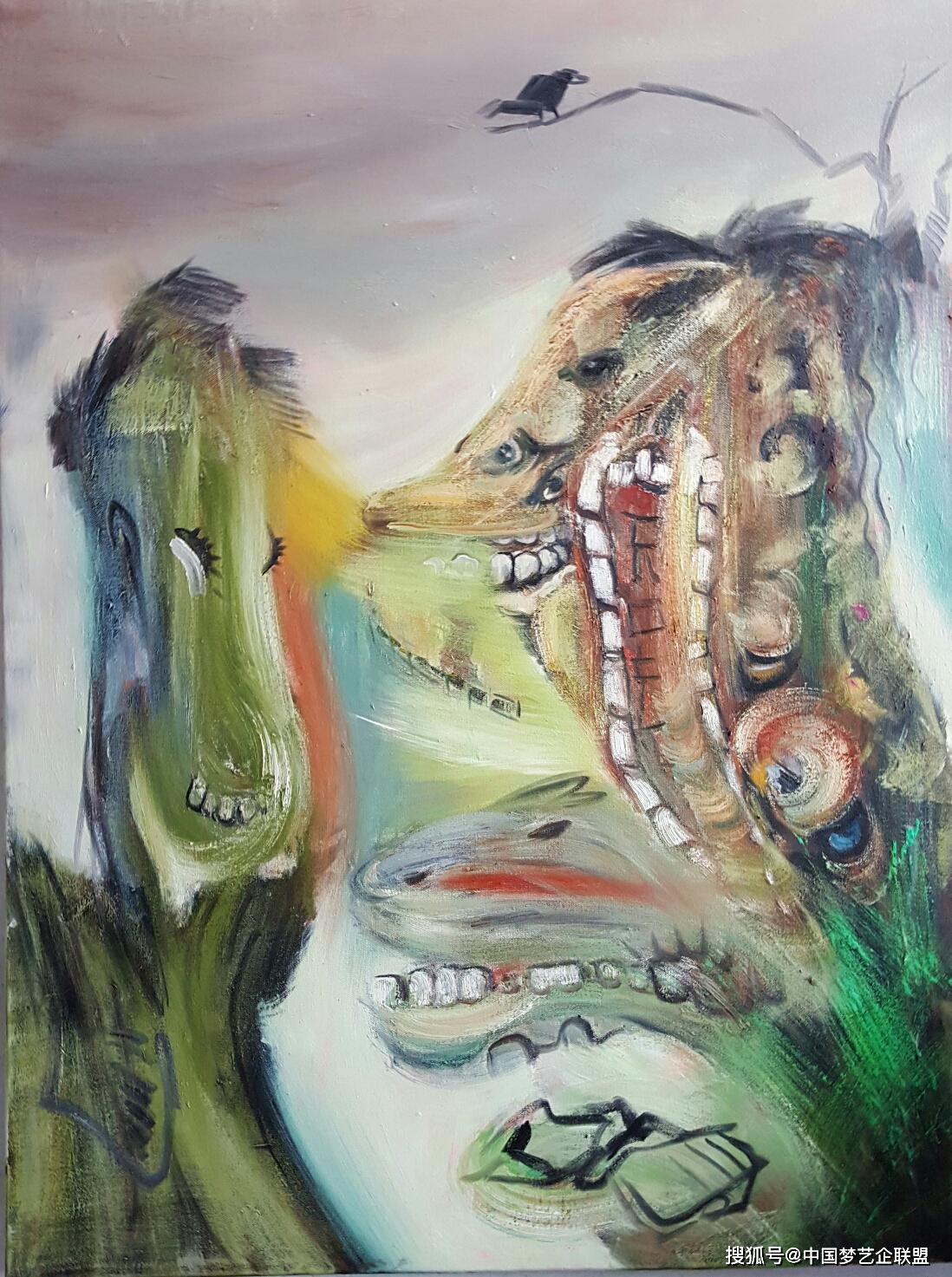 白马非马上德不德中国梦最具正能量文艺工作者李淑珍油画赏析