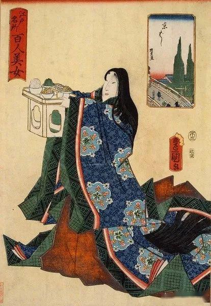浮世绘—江戸名所百人美女图