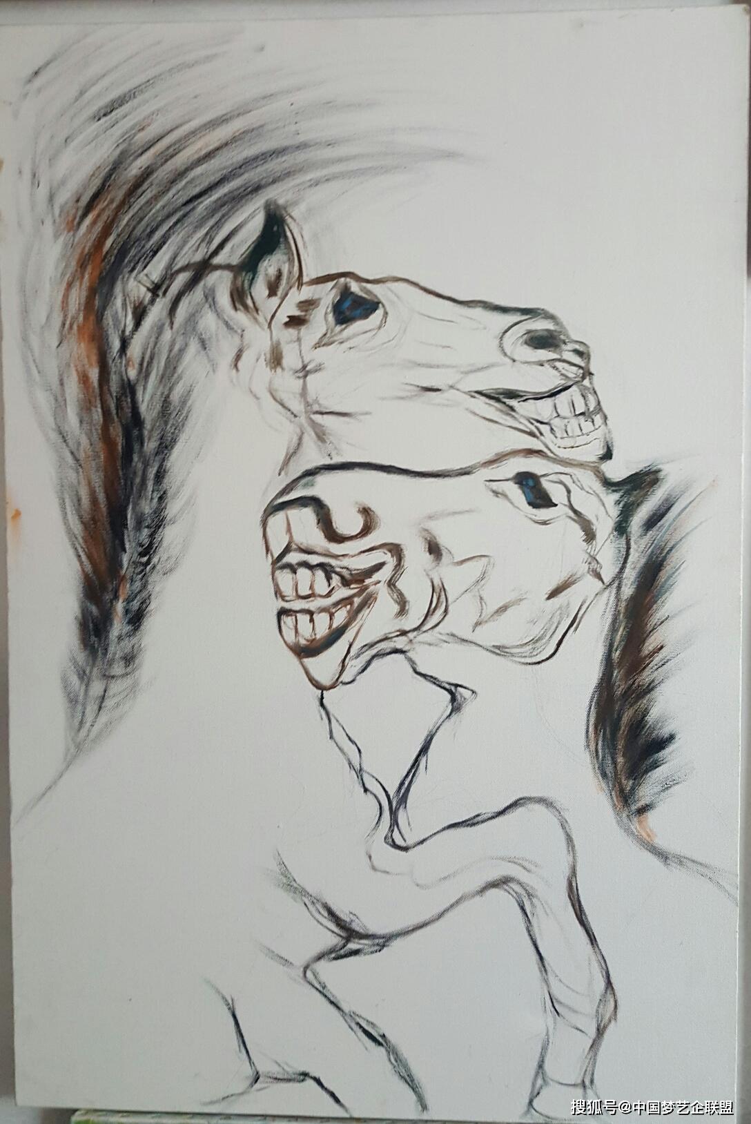 白马非马上德不德中国梦最具正能量文艺工作者李淑珍油画赏析