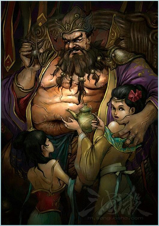 三国杀:盘点游戏中最强战力的几个胖子,董卓稳得第一位!_武将