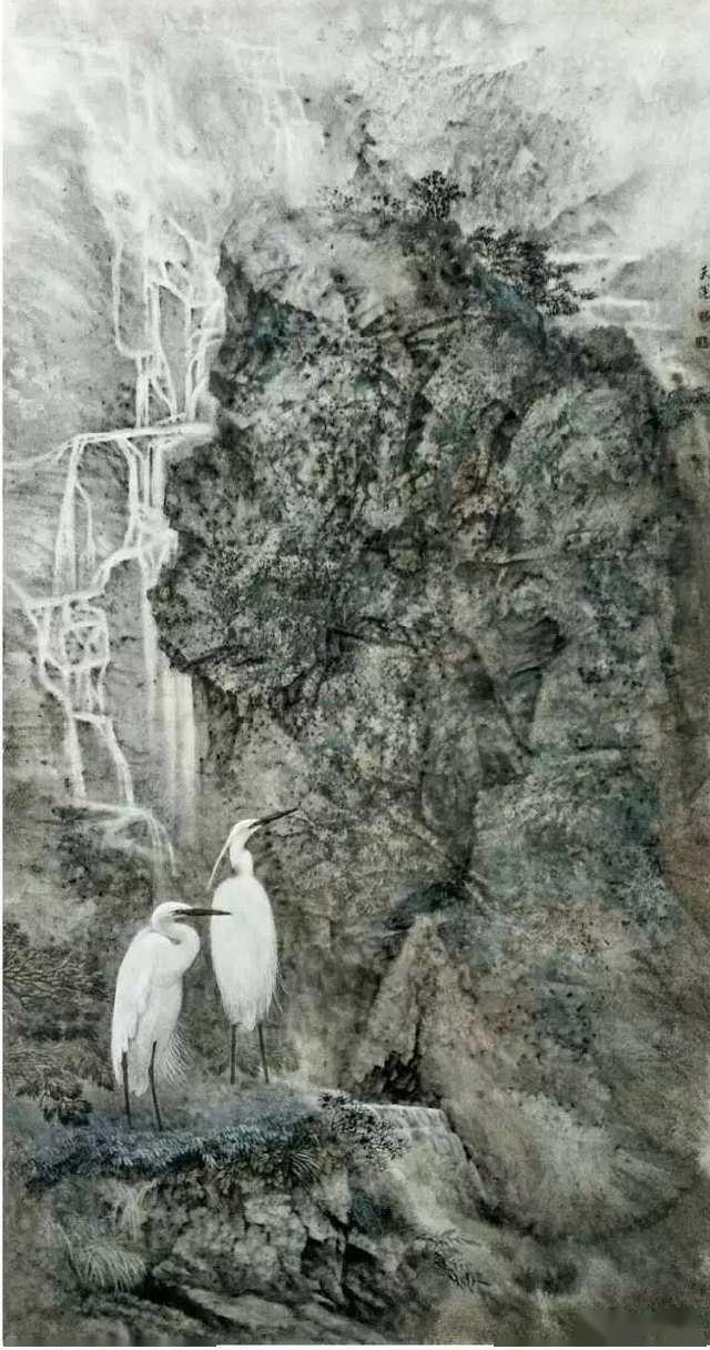路天运的山水画