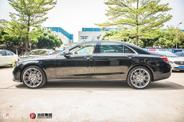 奔驰改装品牌英飒imsa四驱长轴s450l高清实车图