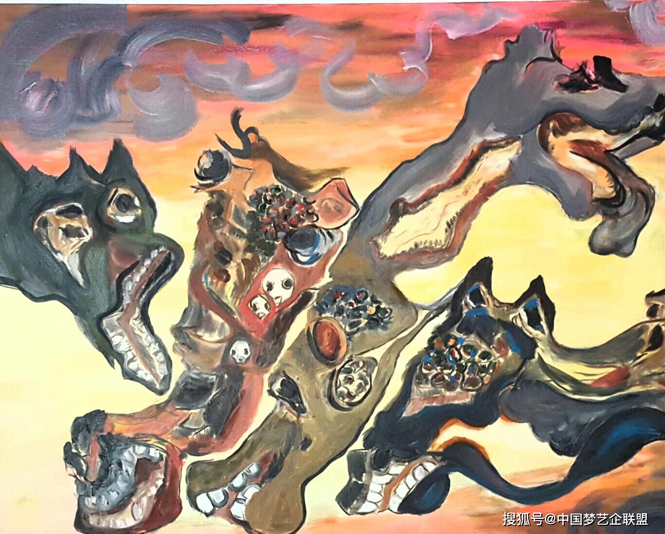 白马非马上德不德中国梦最具正能量文艺工作者李淑珍油画赏析