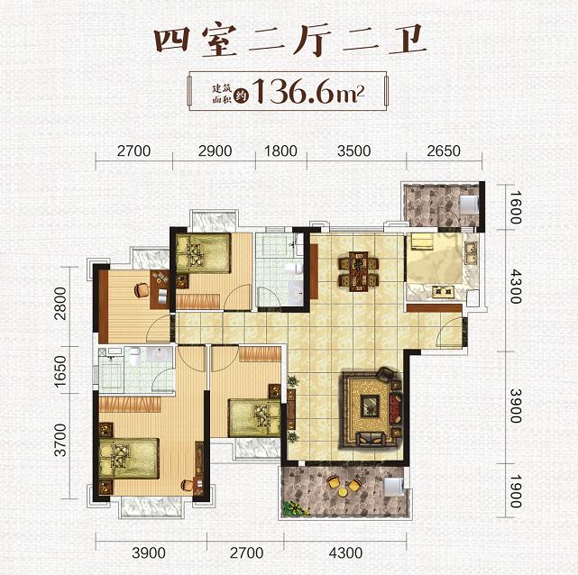 保利山海大观户型图图片