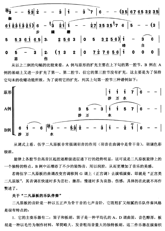 略谈婺剧的"二凡原板" (作者: 施维)
