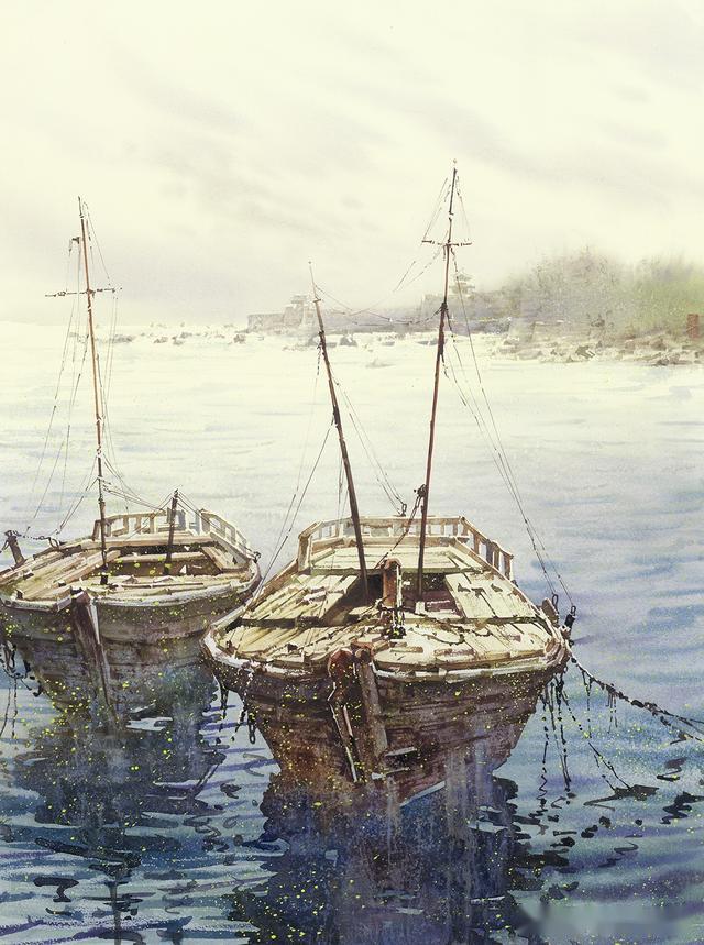 中国美术家协会会员董克诚水彩画高清图集