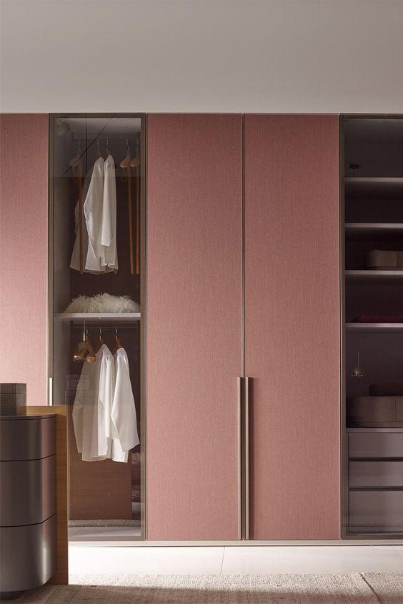 13,北欧木质门板,白色侧面板,长柄,独特的衣柜设计,甚至时尚都相当