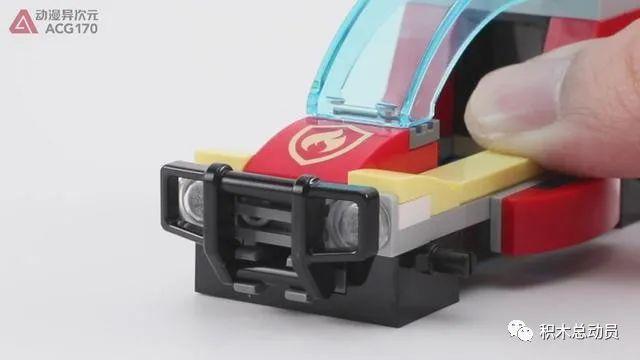 扑灭火灾解救猫头鹰开箱速组乐高积木城市60247森林失火救援67