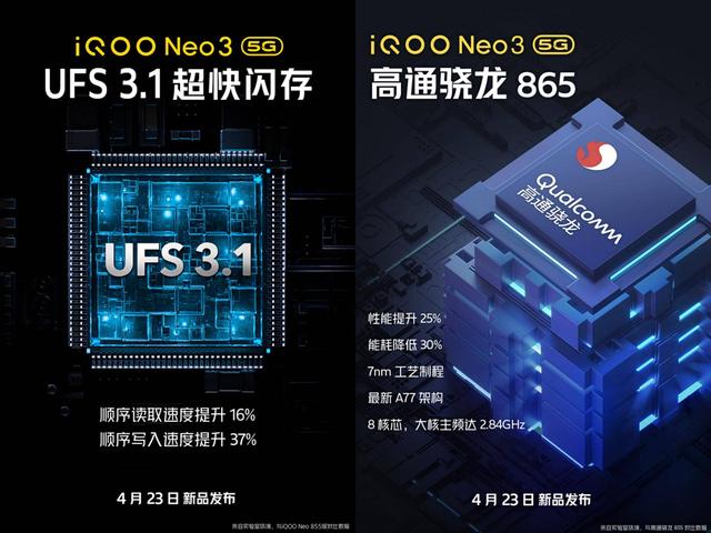 根據之前的爆料信息得知,iqoo neo3將會搭載驍龍865處理器.