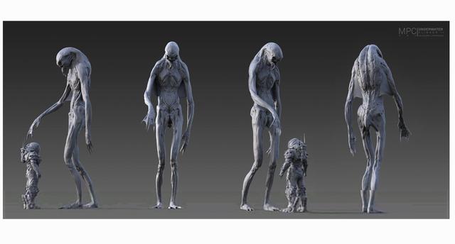 原创水下版异形克苏鲁版哥斯拉怪兽之王这部电影看着如何