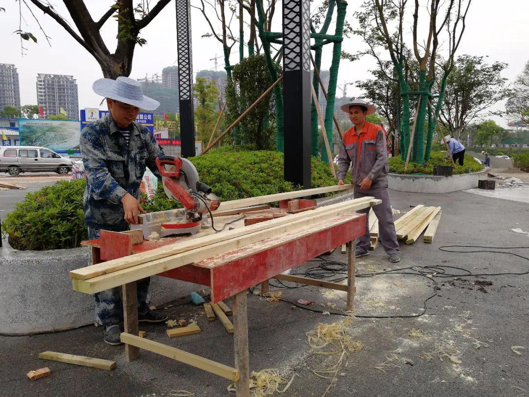 花滩市政南公园预计五月下旬开园