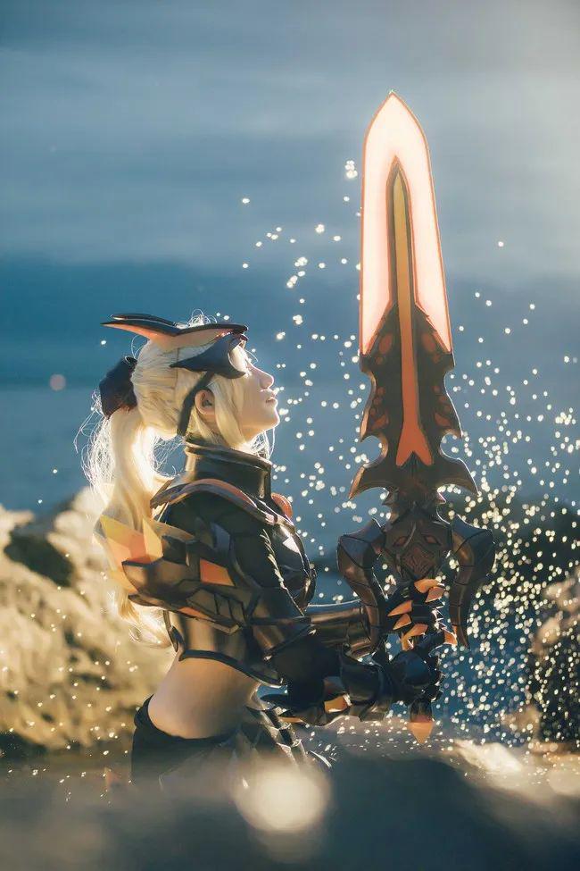 王者荣耀cos:花木兰-水晶猎龙者