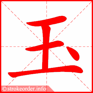 拼音 yù 部首 玉