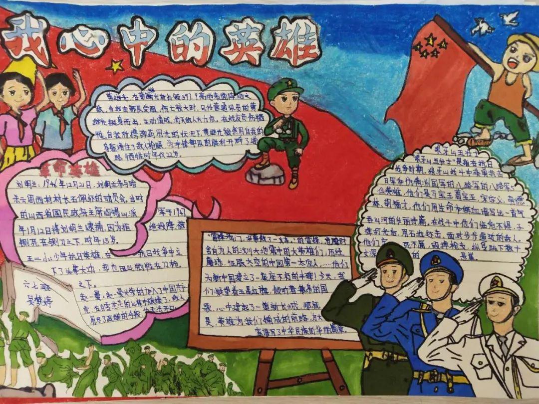 红色革命手抄报 高中图片