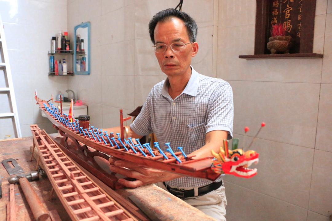 厉害了中堂龙舟制作技艺冯沛朝师傅入选第六批省级非遗传承人