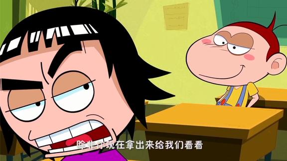 阿u男人婆买了新款点读机在班级里炫耀大家都很羡慕她