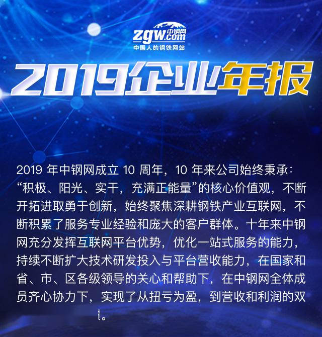 一圖看懂2019中鋼網年報