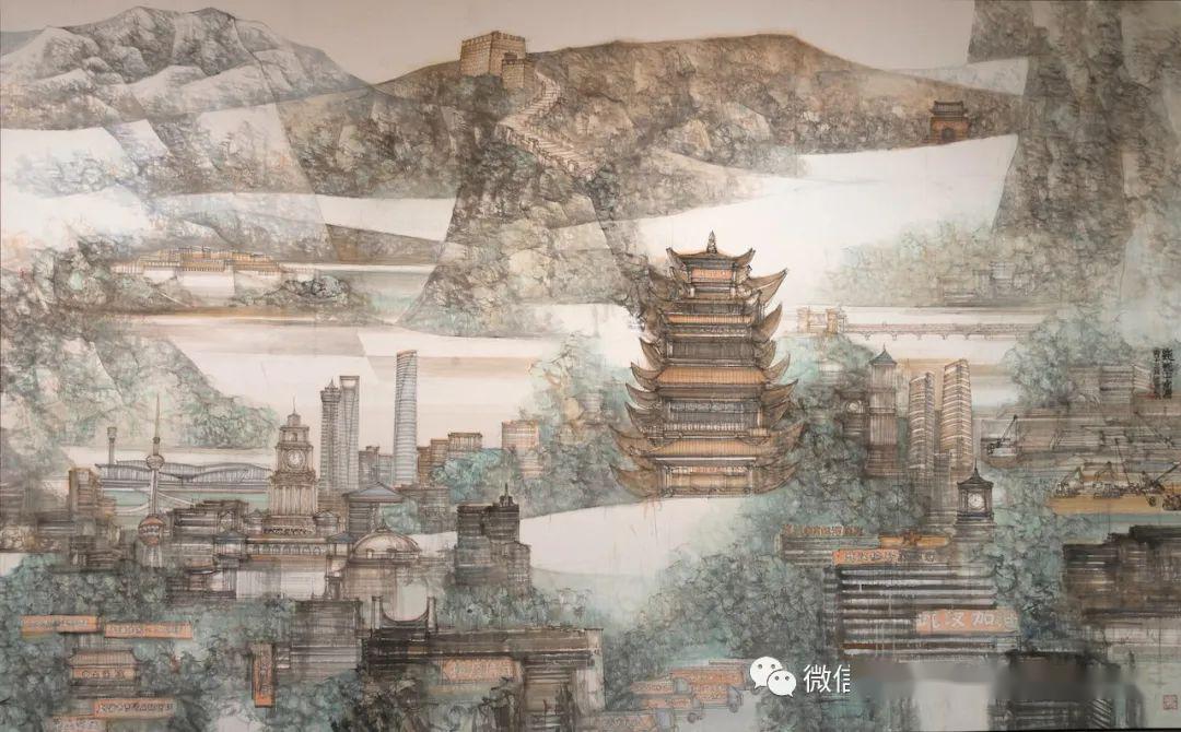 【中华艺术宫 | 每日一画】汪家芳《大爱中华》