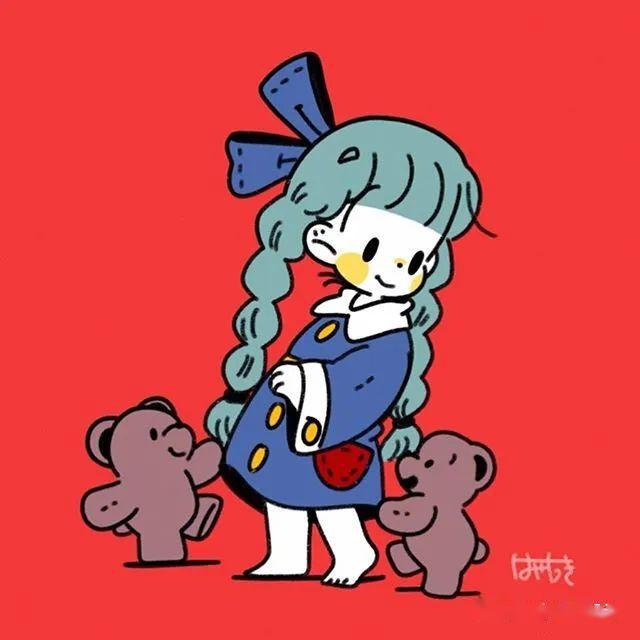 插画丨可爱爆多变的软萌q版小人儿心都化了