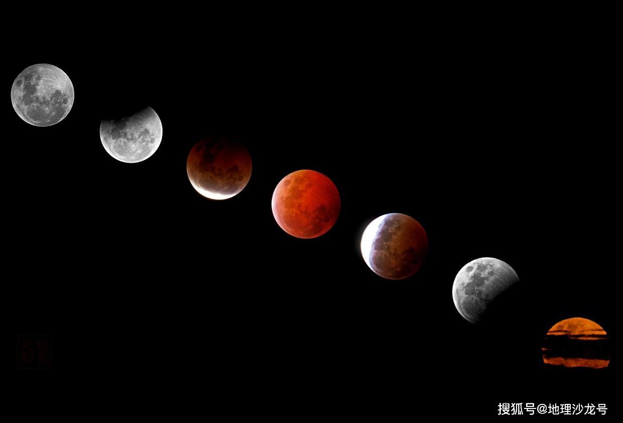 原创为什么有时候我们看到天空中的月球会变成红色月亮