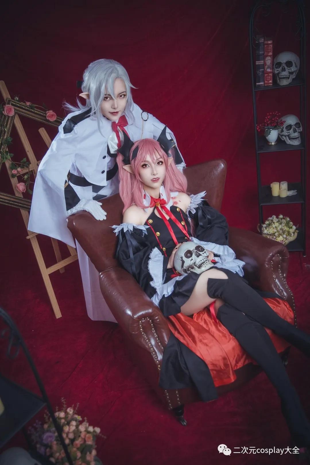 终结的炽天使费里德克鲁鲁cos颜值和眼神都太杀我了