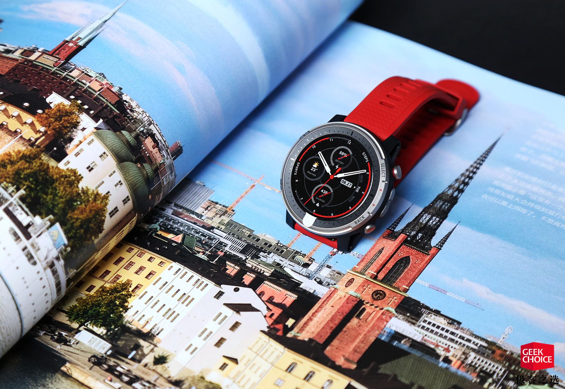 华米智能运动手表3精英版图赏引入钛合金和蓝宝石材质依旧主打专业