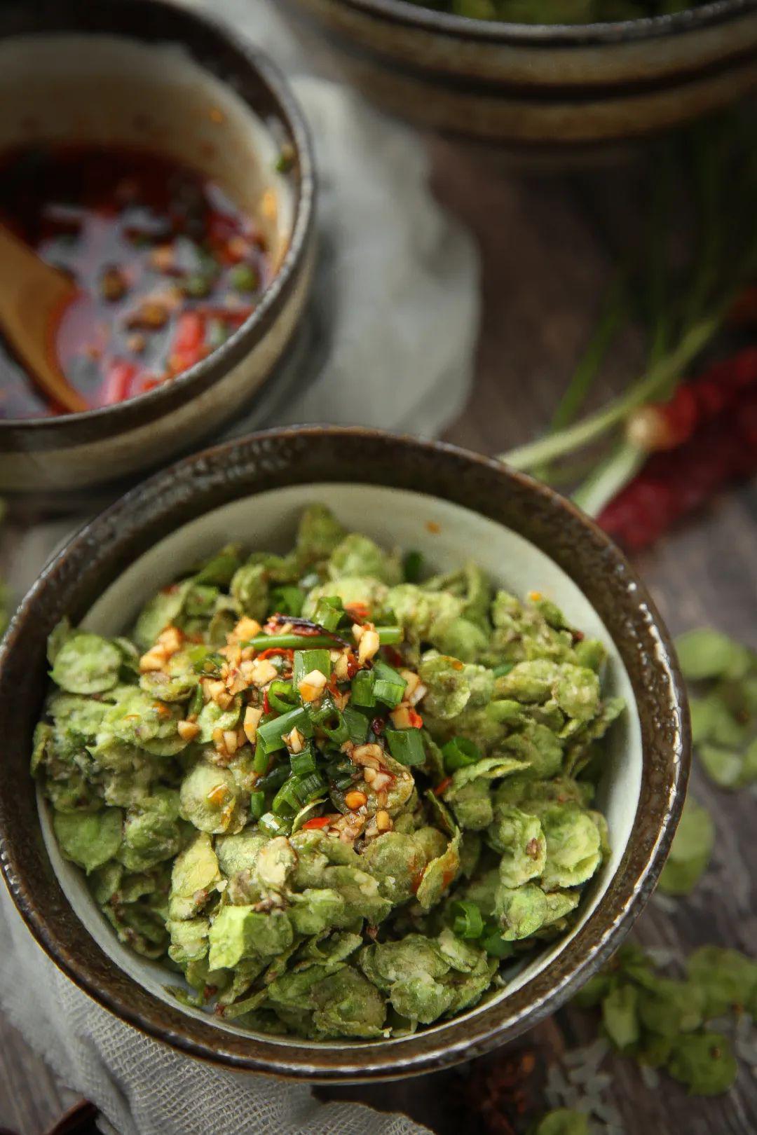 春日特供低脂菜,蒸着吃谁都爱_榆钱儿