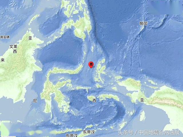 印尼馬魯古海北部發生5.4級地震