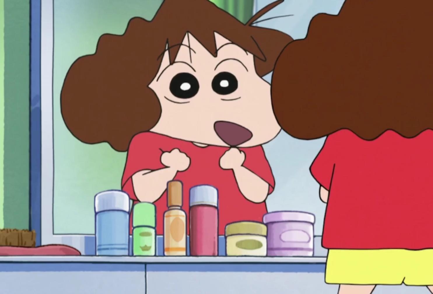 小新妈妈小时候也太可爱了吧简直跟小新一模一样