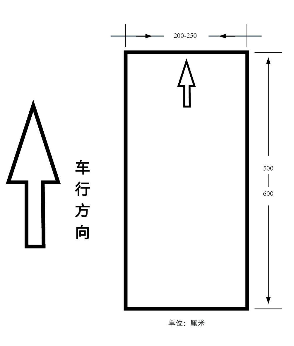 停车位的箭头示意图图片