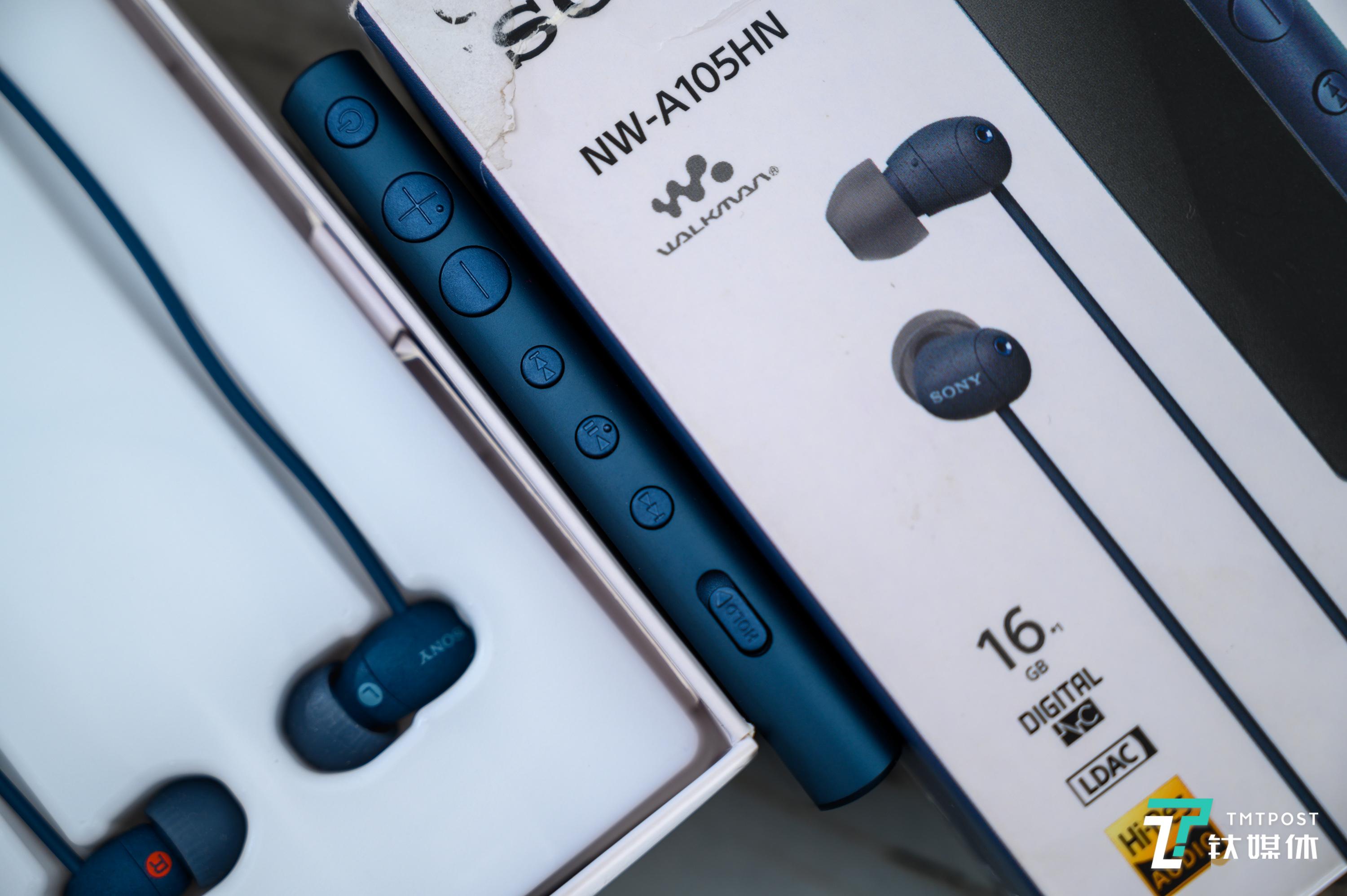 主动降噪表现亮眼,索尼nw-a105hn播放器评测 | 钛极客_耳机