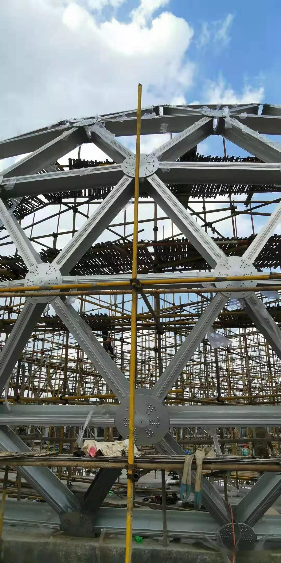 案例赏析宁波第一个椭球形铝合金网壳设计施工技术要点