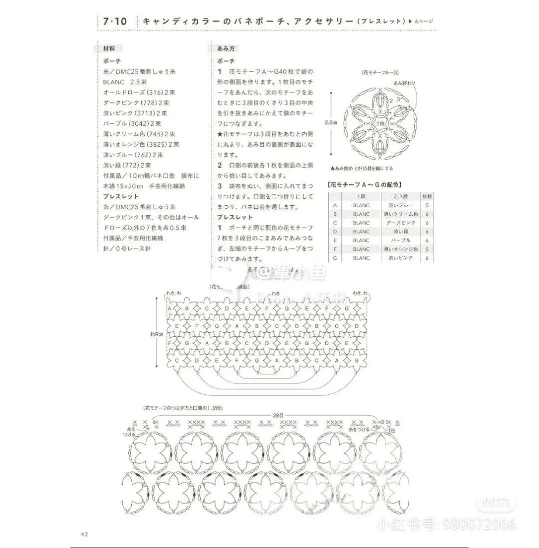 钩针图解集丨关于泡芙花的7款百变织物我都帮你找到了附视频