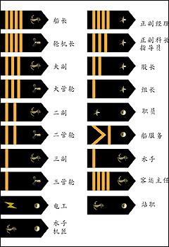 海军等级划分肩章图片