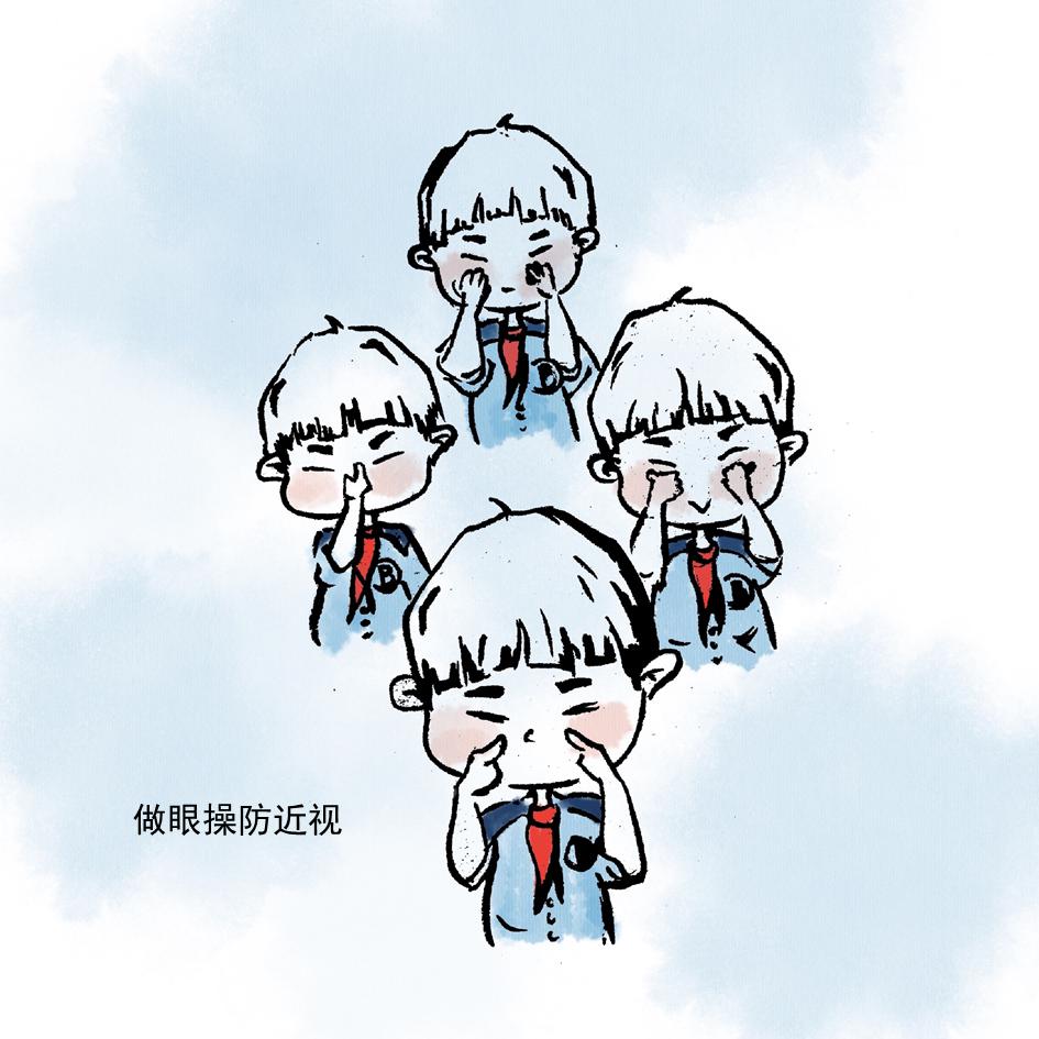 来看看,滨江实验小学精心制作的"漫画大礼包", 是不是你复学后的样子.