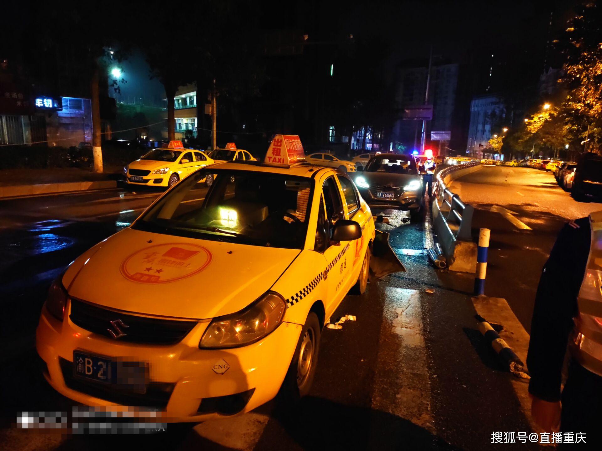 重庆出租车车祸图片