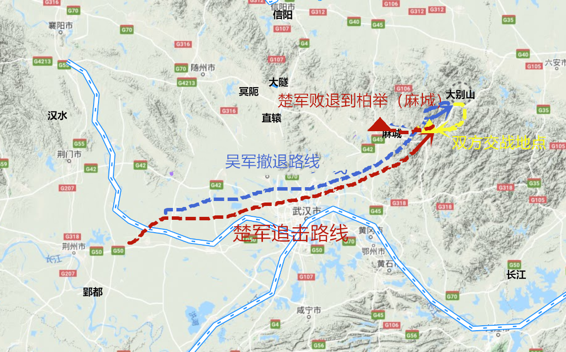 原创柏举之战孙武的处女作仅凭三万兵力奔袭千里破楚都