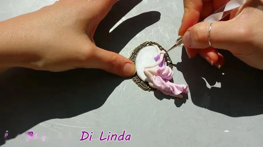 浅浮雕人像教程 | 长发公主_泥塑