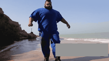 原创出名后的伊朗浩克接拍电影他的真实身材真的有这么大吗