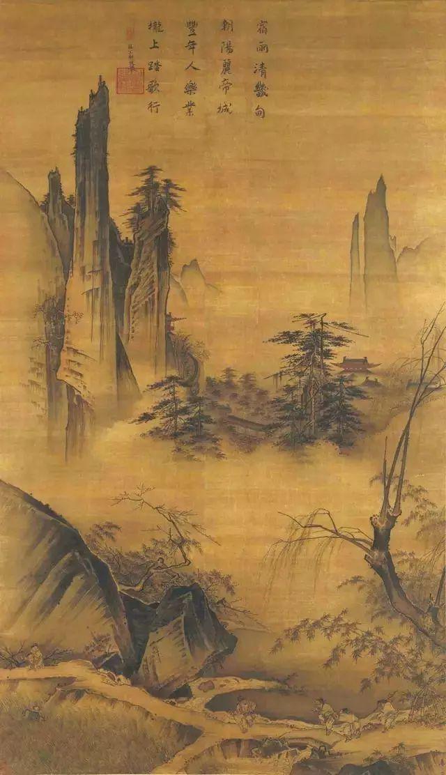 带有诗意的宋代山水画格调