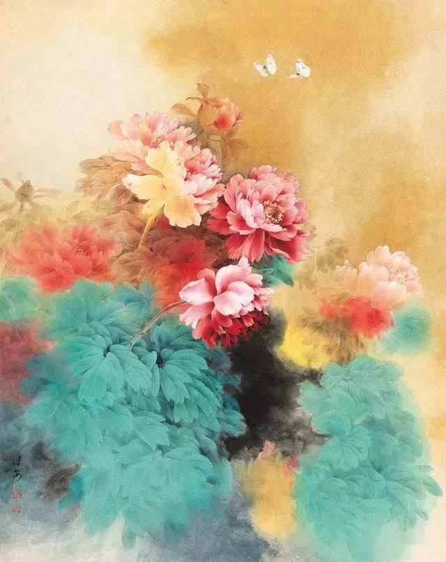 邹传安工笔牡丹芍药欣赏附作品精选