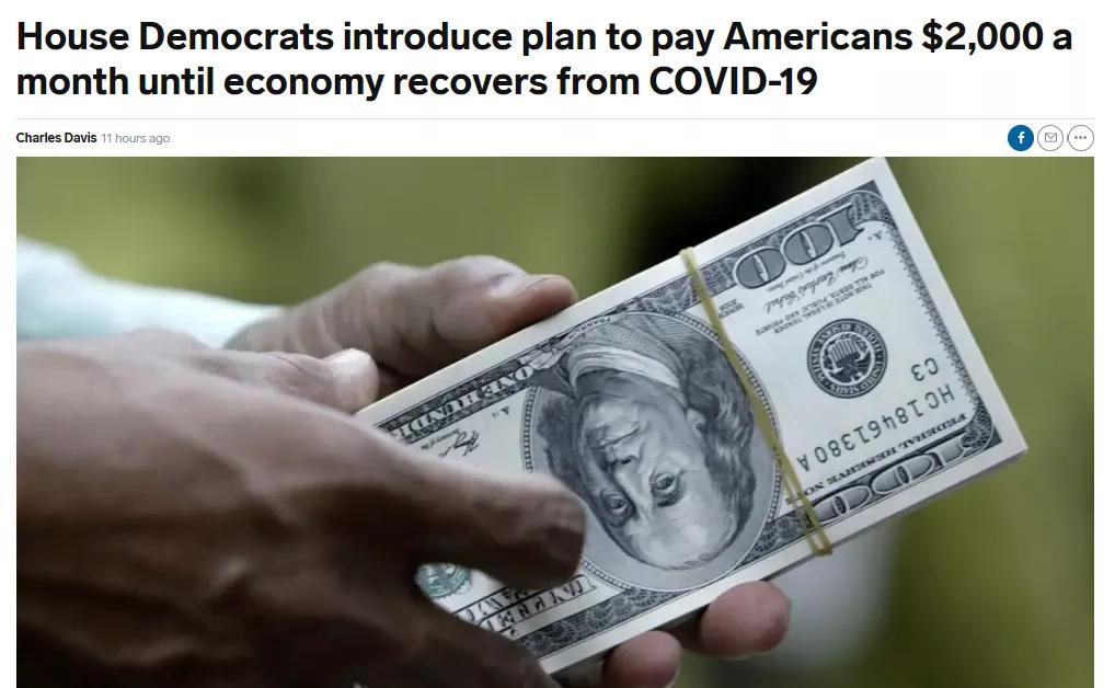 卡纳补充说:"一张一次性的1200美元的支票不够用.