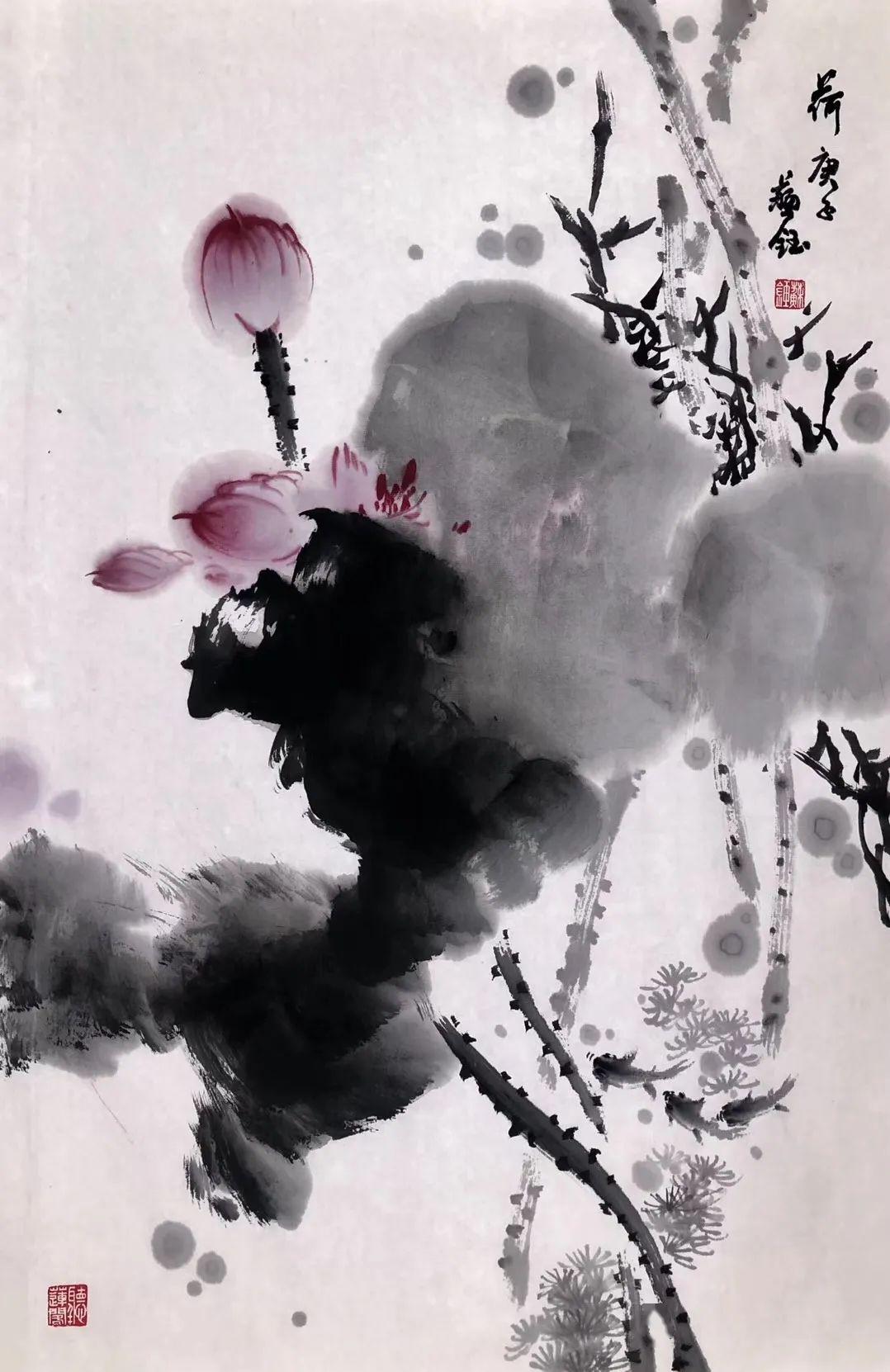 苏钰第5期重彩荷塘画技法班只需100元