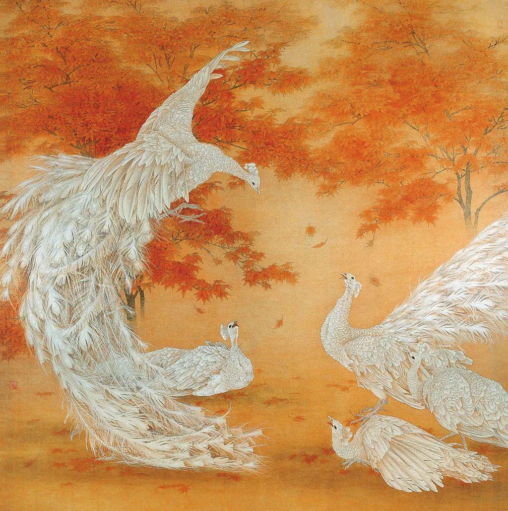 花鸟工笔画,在人们印象中总是典雅娟秀的,但在画家李大成的笔下,却