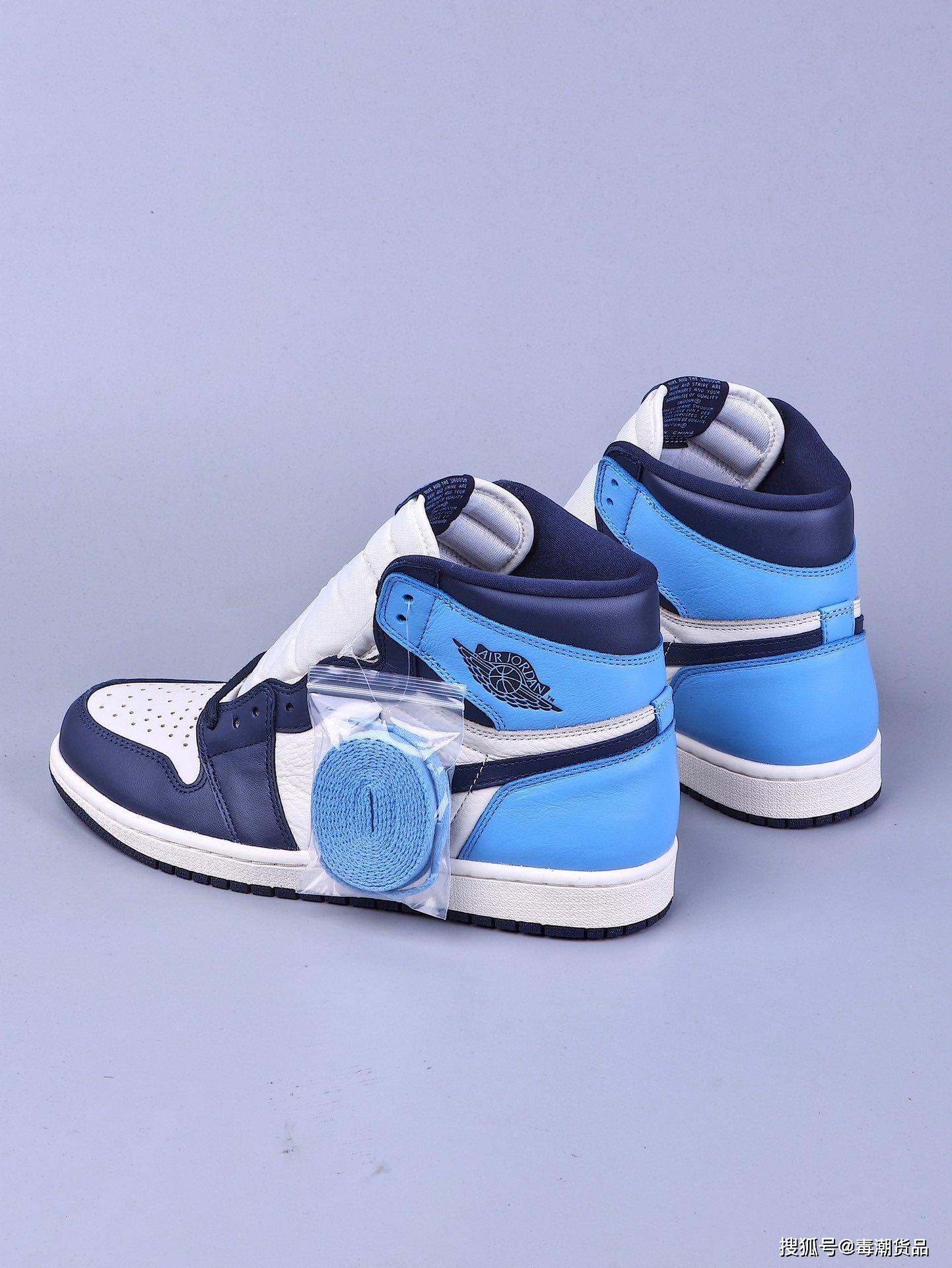 air jordan 1 黑曜石 开箱测评!